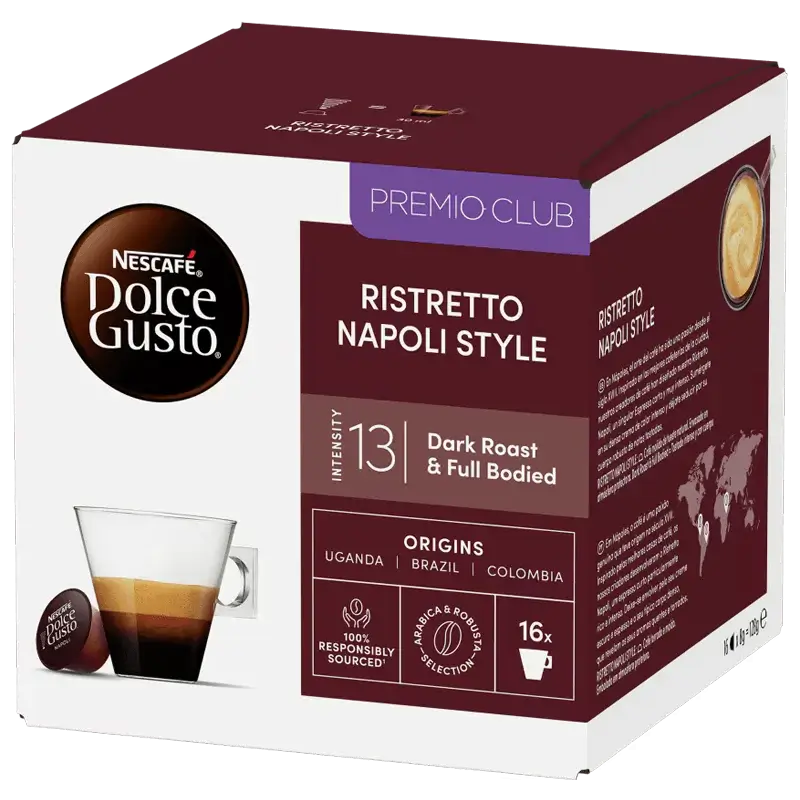 Dolce Gusto Ristretto Napoli Style 16 Capsules