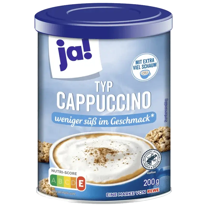 Ja! Cappuccino Moins Sucré 200g