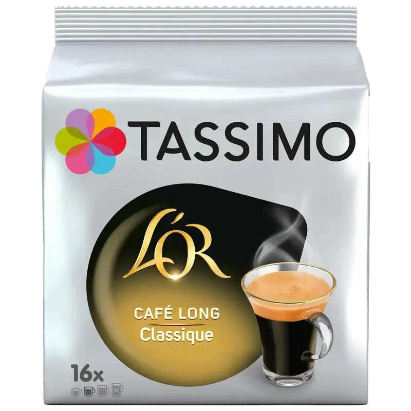 Tassimo l'Or Café Long Classique 16 Capsules