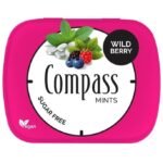 Compass Mints Wild Berry – Bonbons Sans Sucre aux Arômes de Fruits Rouges