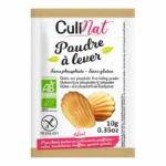 Culinat Poudre à lever Bio sans Phosphate et sans Gluten – Levure Naturelle (8 x 10g)