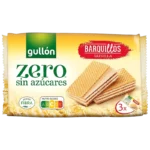 Gullón Zero Gaufrettes Fourrées à la Vanille Sans Sucres Ajoutés 180g