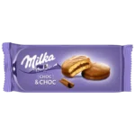 Milka Choc & Choc – Gâteaux Moelleux Nappés et Fourrés au Chocolat (150g)