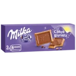 Milka Choco Biscuits – Biscuit Croquant Nappé de Chocolat au Lait du Pays Alpin 150g