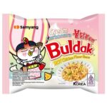 Samyang Buldak Cream Carbonara 140g 2026 Nouilles Coréennes Épicées Crémeuses