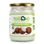 TOOBIO Huile de Coco Vierge BIO Extraite à Froid – Format Économique 500ml
