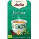 Yogi Tea Bonheur – Infusion Bio Épices & Zeste d'Orange (17 sachets)