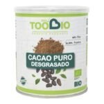TOOBIO Cacao en Poudre 100% Pur sans Sucres Ajoutés BIO – Format 250g