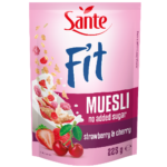Sante Fit Muesli  Fraises & Cerises – Sans Sucre Ajouté (300g)
