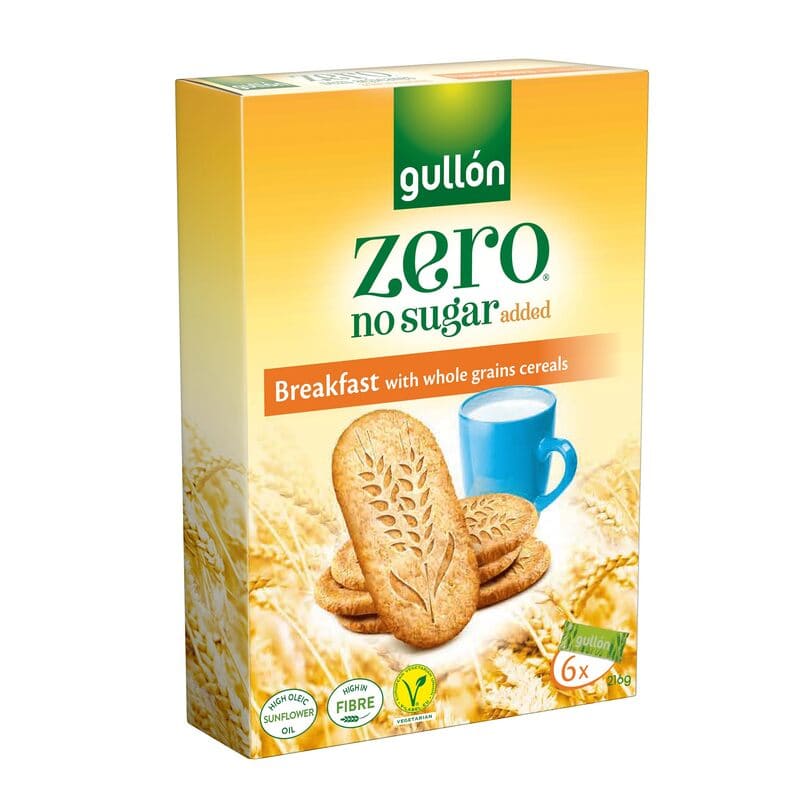 Les Gullón Zero Sans Sucre Ajouté Céréales Complètes Petit Déjeuner x6 sont une solution idéale pour commencer la journée avec un petit-déjeuner équilibré, sain et sans sucre ajouté. Conçus pour répondre aux besoins des personnes souhaitant réduire leur consommation de sucre, ces biscuits allient goût, nutrition et praticité. Fabriqués à partir de céréales complètes, ils apportent une source naturelle de fibres alimentaires qui contribuent à une digestion plus lente et une sensation de satiété prolongée. Cela en fait un excellent choix pour éviter les fringales entre les repas et maintenir un niveau d’énergie stable tout au long de la matinée.