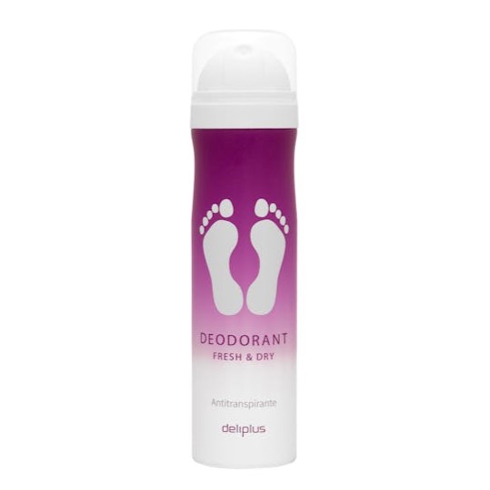 Deliplus Déodorant Pieds Fresh & Dry Antitranspirant aide à garder les pieds secs, frais et sans odeur toute la journée. Disponible chez Story Meknès. Deliplus Déodorant Pieds Fresh & Dry Antitranspirant – Anti-Odeur & Transpiration Pieds Maroc – Image 1