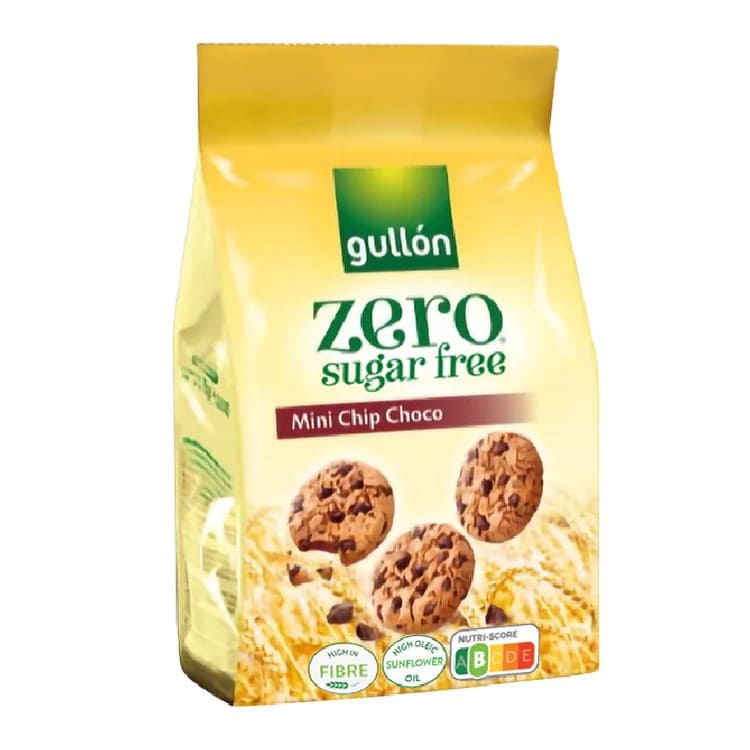GULLON ZERO SUGER FREE MINI CHOC CHIPS Gullón Zero Mini Choc Chips Sans Sucre – Maroc – Image 1