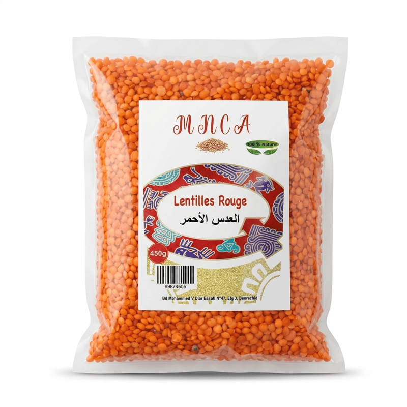 Gemini_Generated_Image_ (1) MNCA Lentilles Rouges Sans Gluten 450g – Image 1