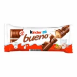 Kinder Bueno Classic – 2 Barres de Gaufrettes Croustillantes au Cœur Fondant Noisette – 43 g