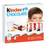 Kinder Chocolat – Barres au Lait Fondant – Format 50 g (4 Bâtonnets)