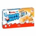 Kinder Happy Hippo Noisette – Gaufrettes Croustillantes en Forme d'Hippopotame – Boîte de 5 Pièces