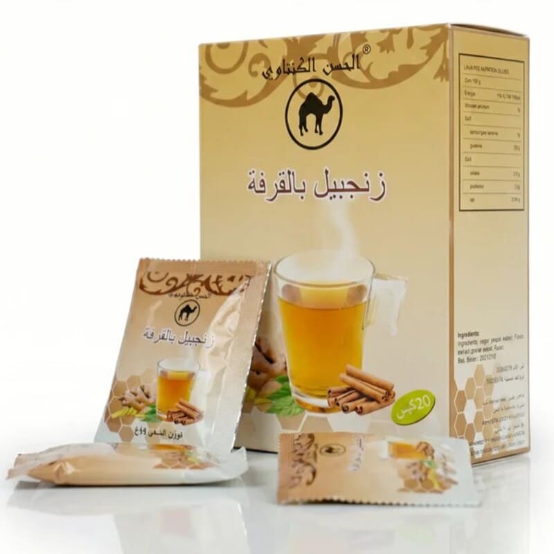 Lahcen Kantaoui Thé Gingembre Cannelle 360g – Infusion Naturelle Bien-Être & Digestion Maroc – Image 1