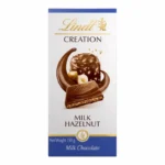 Lindt Création Chocolat au Lait aux Noisettes – Tablette Gourmande – 150g