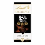 Lindt Excellence 85% Cacao – Chocolat Noir Puissant et Corsé – Tablette 100 g