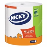 Nicky Miluses Papier Essuie-Tout de Cuisine 2 Plis XXL 1=15 – Ultra Absorbant et Résistant