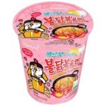 Samyang Buldak Ramen Cup Carbonara 70G – Nouilles Coréennes Épicées Crémeuses Maroc