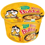 Samyang Buldak Ramen Cup Cheese 105G – Nouilles Coréennes Épicées Fromage Maroc