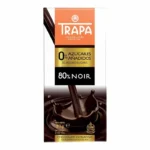 Trapa Chocolat Noir 80% Sans Sucres Ajoutés – Intense & Équilibré – 80 g
