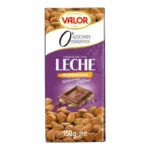 Valor Chocolat Lait Amandes 0% Sucres Ajoutés 150g – Maroc