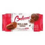 Balconi Rollino Cacao Pack 6 (222 g) – Gâteaux Roulés au Chocolat Moelleux Snack Gourmand