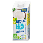 BJORG Lait de Coco Fluide 200ml – 100% Végétal Maroc