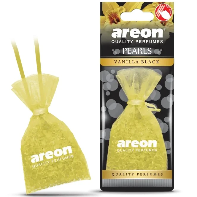 Areon-Pearls-Vanilla-Black-thumb 1 Areon Pearls Vanille Noire ABP14 Désodorisant Maroc – Image 1
