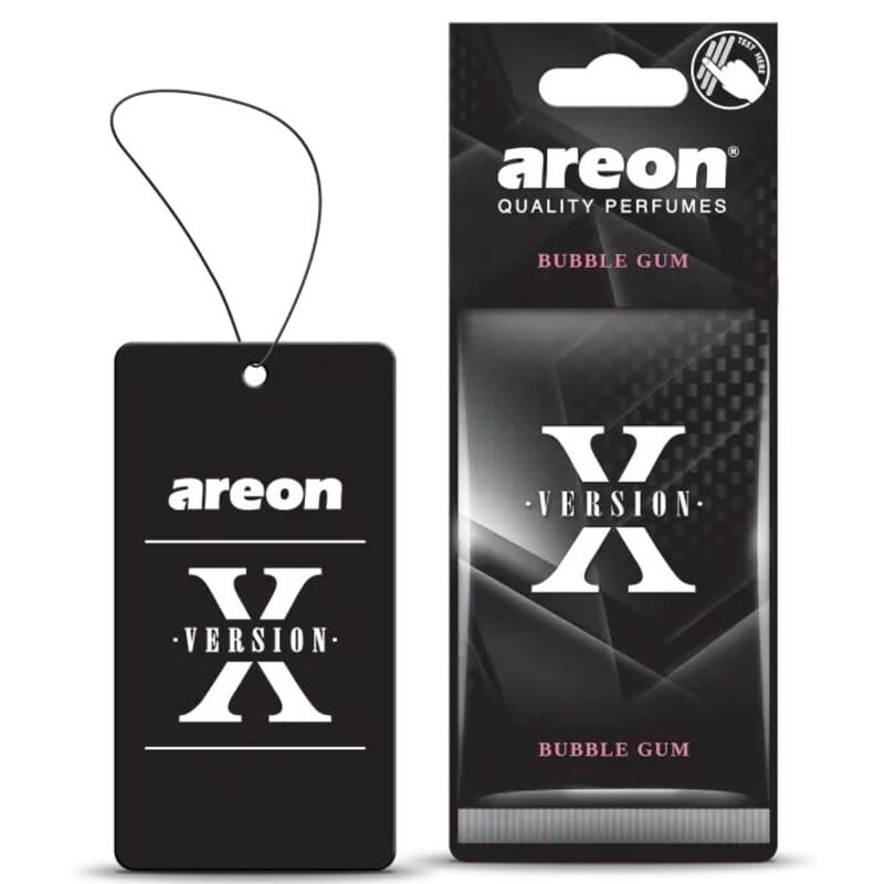 Areon-X-version-Bubble-Gum-thumb 1 AREON Bubble Gum X Version – Parfum Voiture Gourmand – Image 1