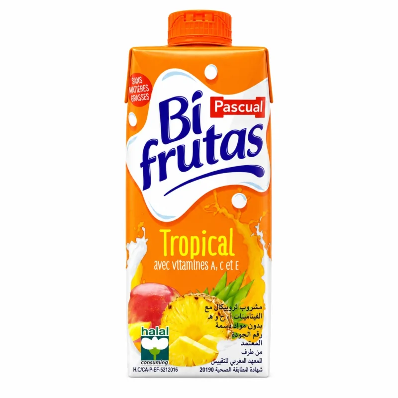 Pascual Bi Frutas Tropical Sans Gluten 330ml Maroc Pascual Bi Frutas Tropical Sans Gluten 330ml Maroc – Image 1
