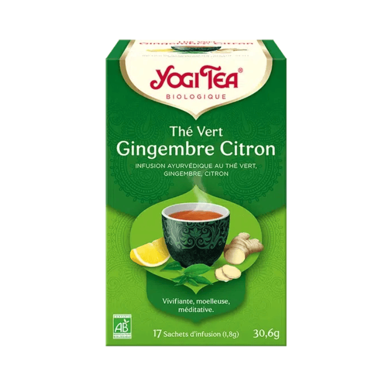 Yogi Tea Gingembre Citron Bio 17x1.8g – Infusion Maroc Yogi Tea Gingembre Citron Bio 17x1.8g – Infusion Maroc – Image 1