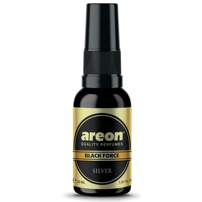 AREON Black Force Silver 30ml – Parfum Voiture Maroc AREON Black Force Silver 30ml – Parfum Voiture Maroc – Image 1