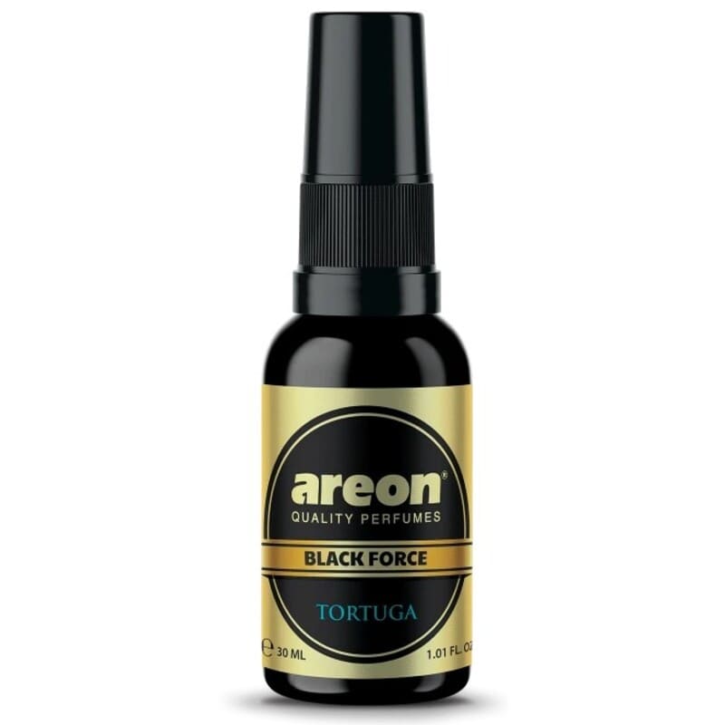 AREON Black Force Tortuga 30ml – Parfum Voiture Maroc AREON Black Force Tortuga 30ml – Parfum Voiture Maroc – Image 1