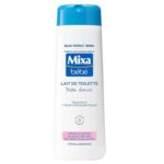 Mixa Lait de Toilette Très Doux 300 ml – Nettoyant Doux Visage et Corps