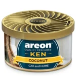 AREON KEN Coconut – Désodorisant Voiture Parfum Noix de Coco | Maroc