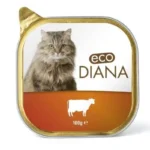 ECO DIANA Pâtée au Bœuf 100 g – Alimentation Humide pour Chat Adulte | Maroc