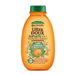 Garnier Ultra Doux – Huile d’Abricot & Fleur de Coton – Shampooing & Démêlant Enfants 2-en-1