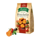Maretti Bruschette – Tomates, olives et origan – Rondelles de pain croustillantes