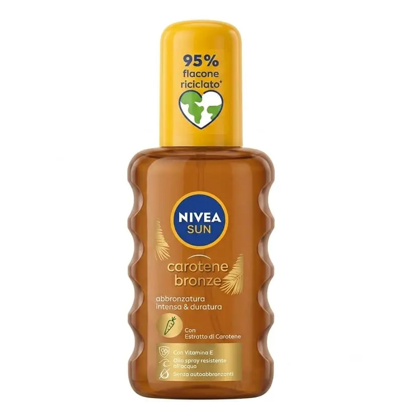 NIVEA Sun Huile Solaire Carotène NIVEA Sun Huile Solaire Carotène 200 ml – Huile Bronzante à la Vitamine E | Maroc – Image 1