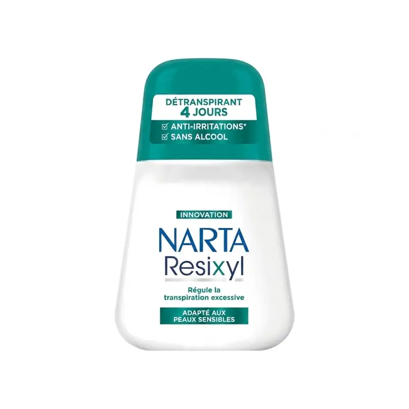 Narta Resixyl Narta Resixyl – 50 ml – Détranspirant anti-transpirant pour peaux sensibles – Image 1