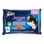 Purina Felix Fantastique Junior 4 x 85 g – Nourriture Humide Complète pour Chaton | Maroc