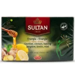 Sultan Bien-être Energy – Goût gingembre, citron et miel – Infusion