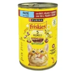 Purina Friskies Pâtée au Bœuf, Foie & Légumes 400 g – Nourriture Humide pour Chat Adulte | Maroc