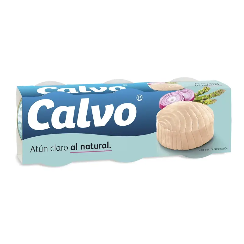 Calvo Atún Natural Pack Calvo Atún Natural Pack 3 x 25 pcs 240 g – Image 1