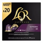 L’Or Espresso Supremo Café en Capsules x20 – Intensité 10 Maroc