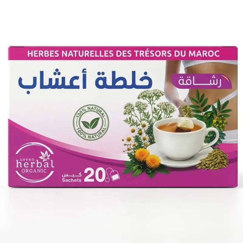Slimming Seven Herbal organic Mélange d’Herbes Slimming 20 sachets – Image 1